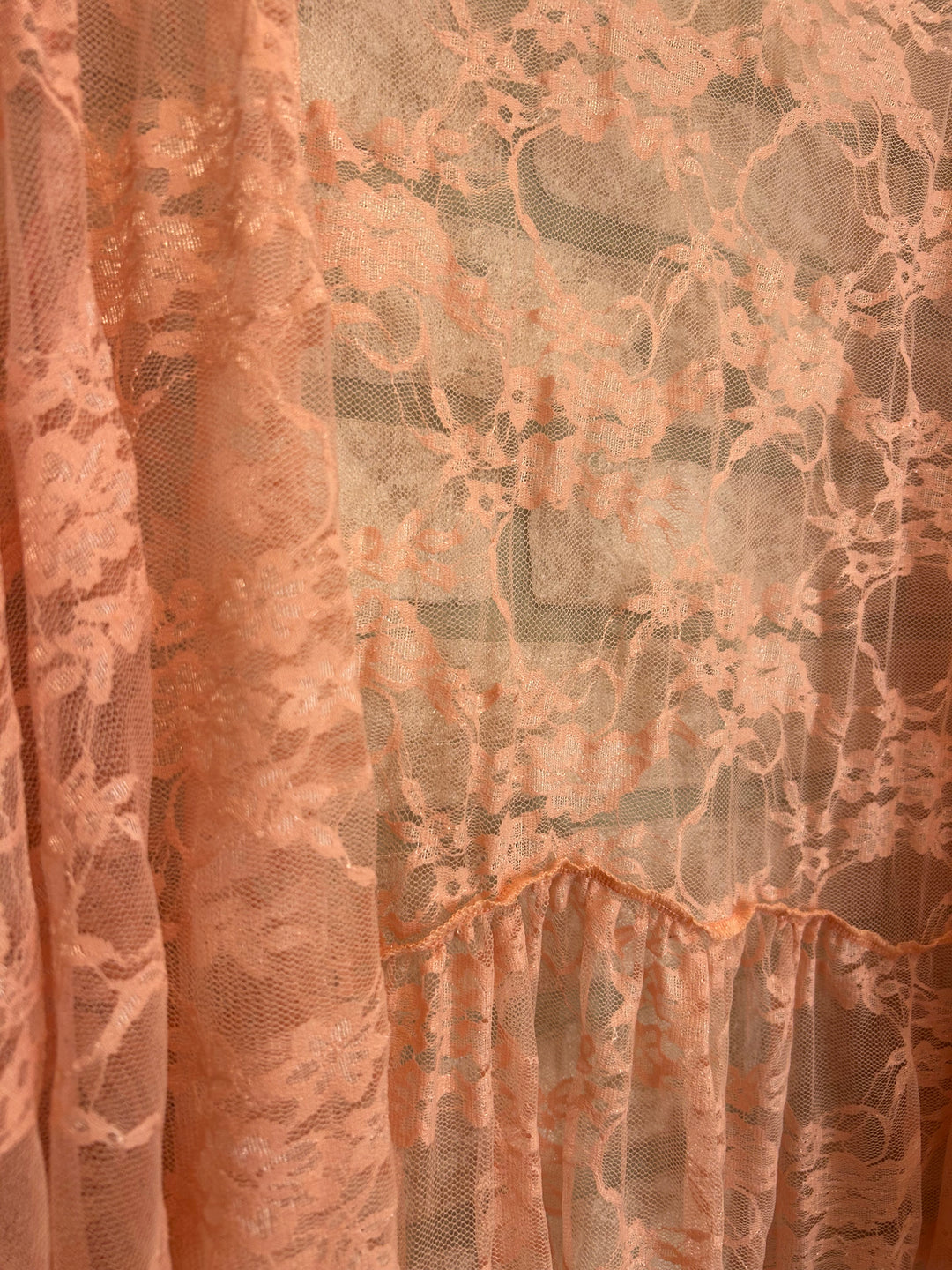 Blush Bloom Lace Kimono