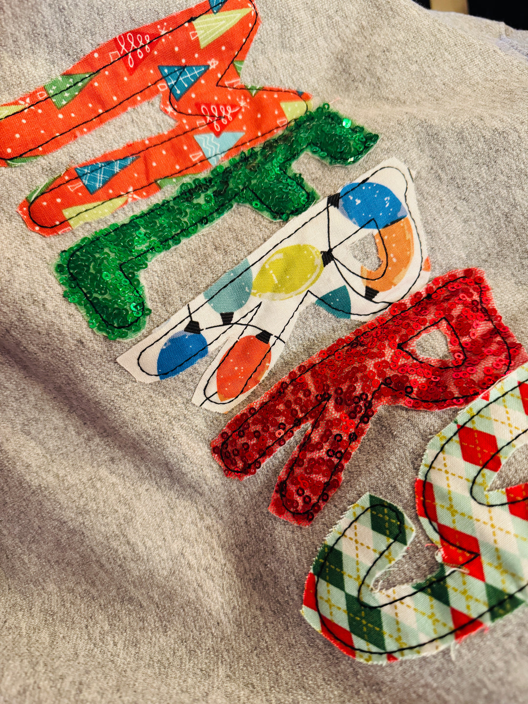 Merry Hodgepodge Bright | Handmade Applique Design