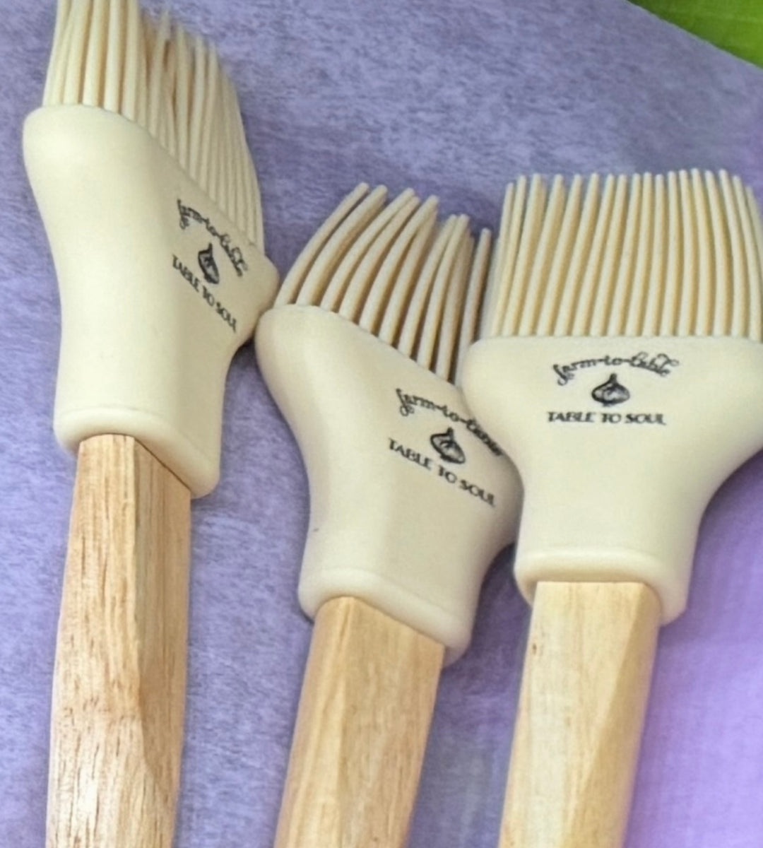Krumbs Kitchen Farmhouse Collection Silicone Basting Brush - 4 designs
