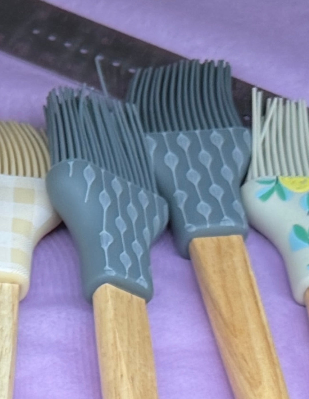 Krumbs Kitchen Farmhouse Collection Silicone Basting Brush - 4 designs