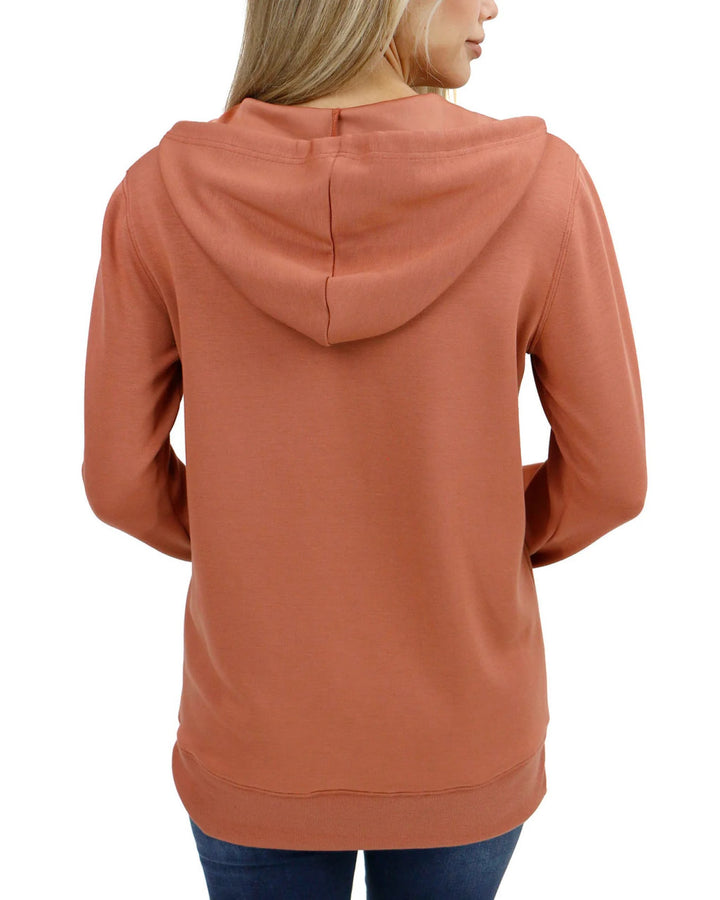 Grace and Lace. - Luxe Knit Sienna Hooded Pullover