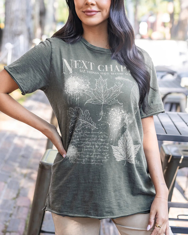 Grace and Lace Mineral Washed Graphic Tee - Next Chapter