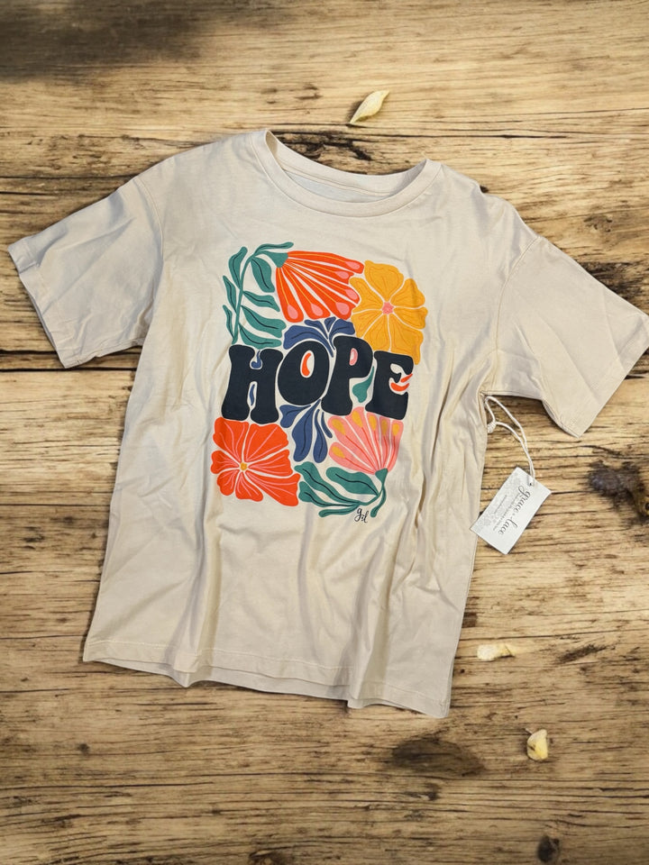 Grace and Lace Crew Tee - Hope