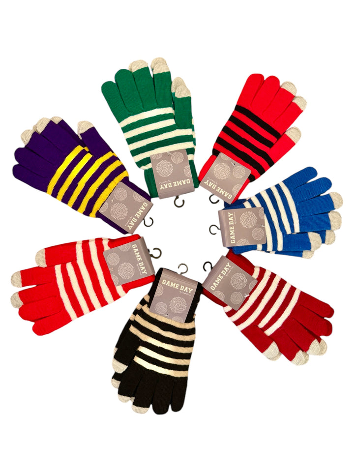 Game Day Gloves with Textable Fingertips - 7 colors!