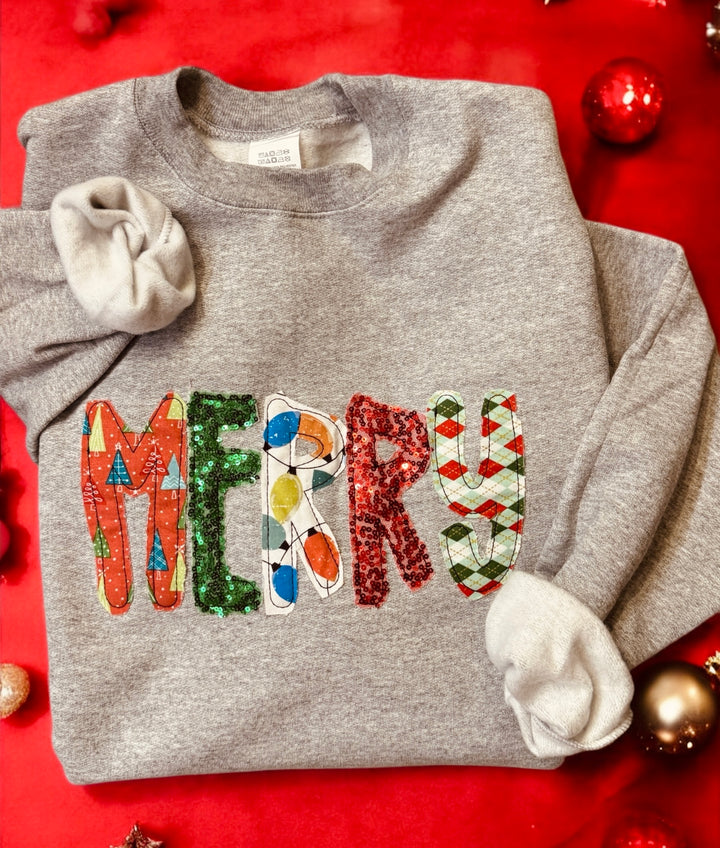 Merry Hodgepodge Bright | Handmade Applique Design