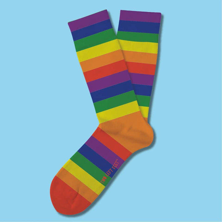 COLOR ME RAINBOW EVERYDAY NOVELTY SOCKS