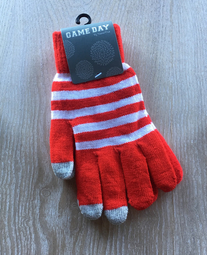 Gloves - Red White