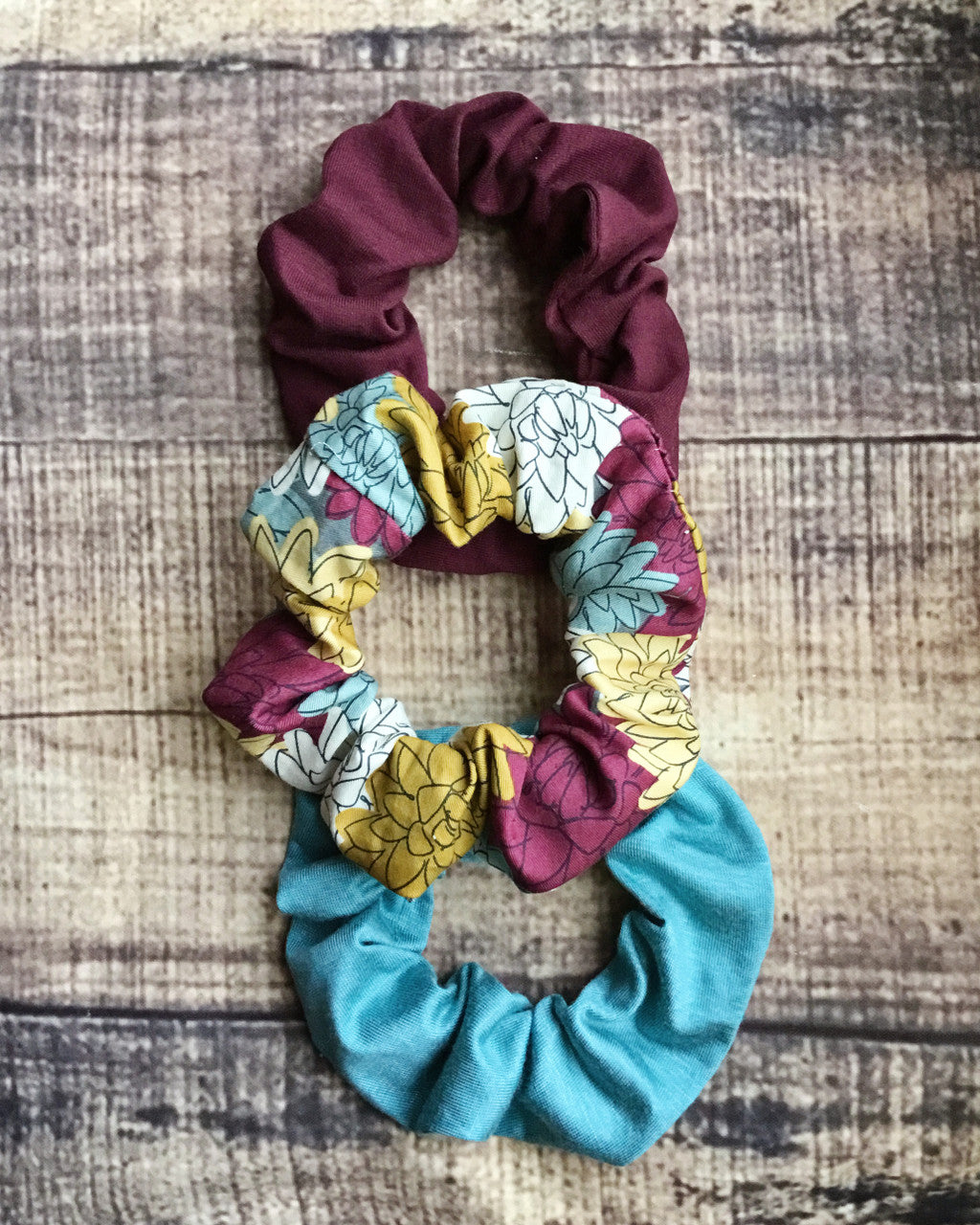 Soft & Sassy - Teal, Floral, Maroon - 3pk