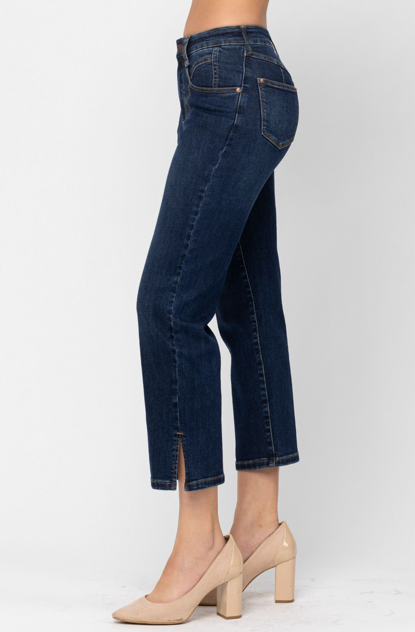 Judy Blue Center Stage High Rise Cropped Denim