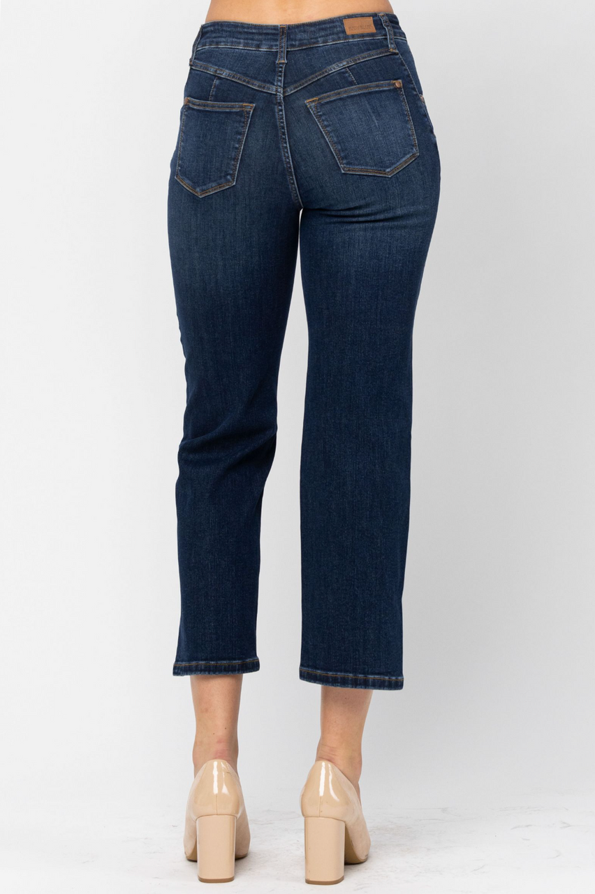 Judy Blue- Pocket Detail Straight Leg