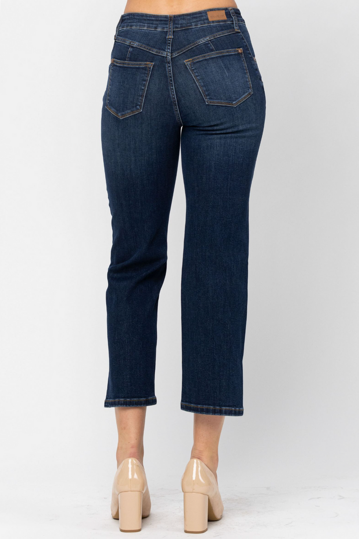 Judy Blue Center Stage High Rise Cropped Denim