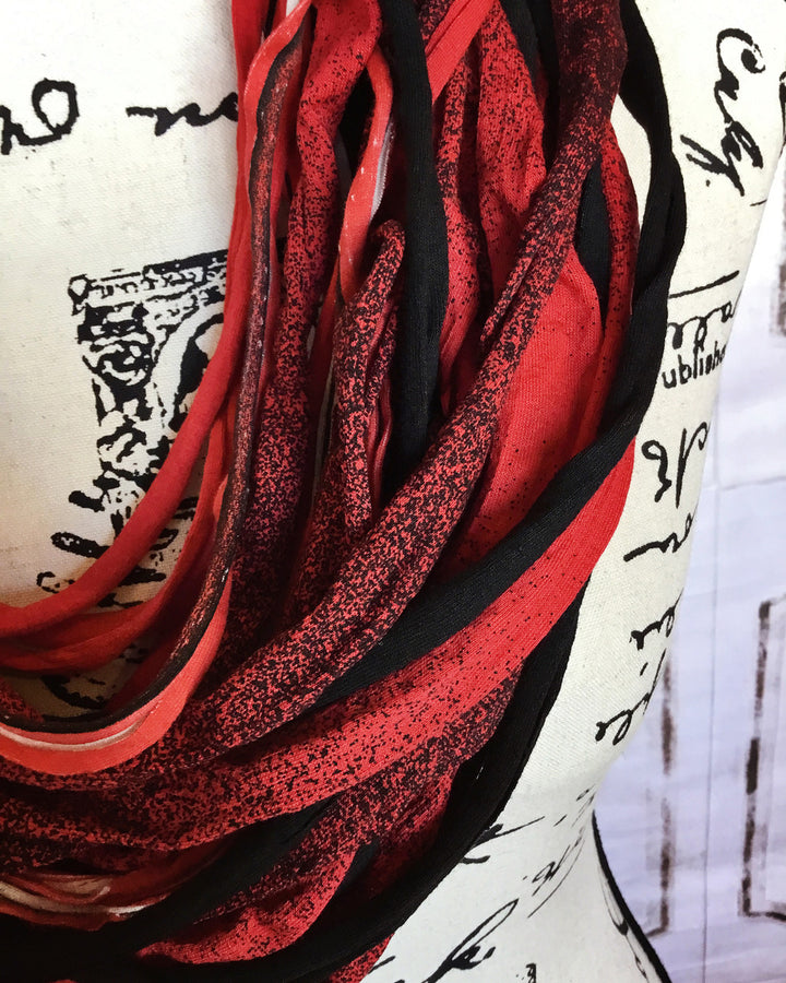 Dona Bela Shreds Classic Scarf up-cycled remnants