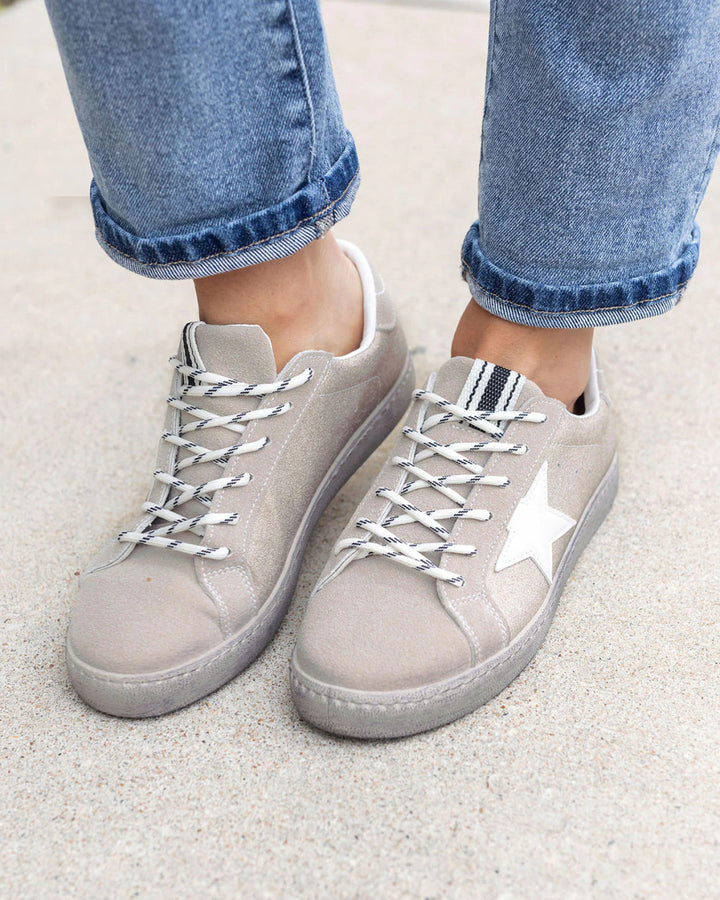 Grace and Lace Star Sneakers - Rose Gold