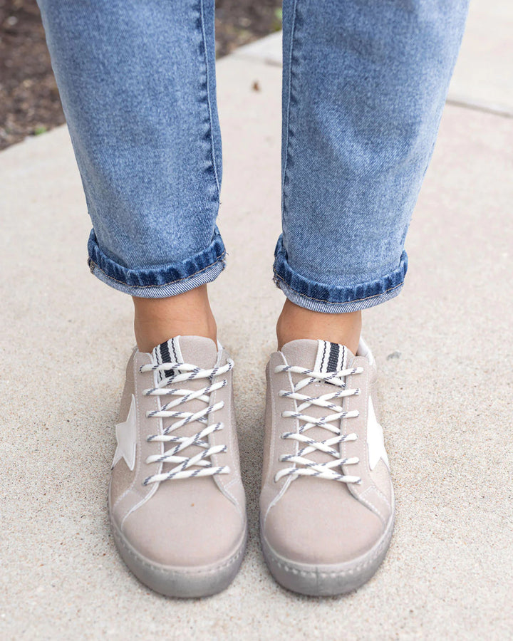 Grace and Lace Star Sneakers - Rose Gold