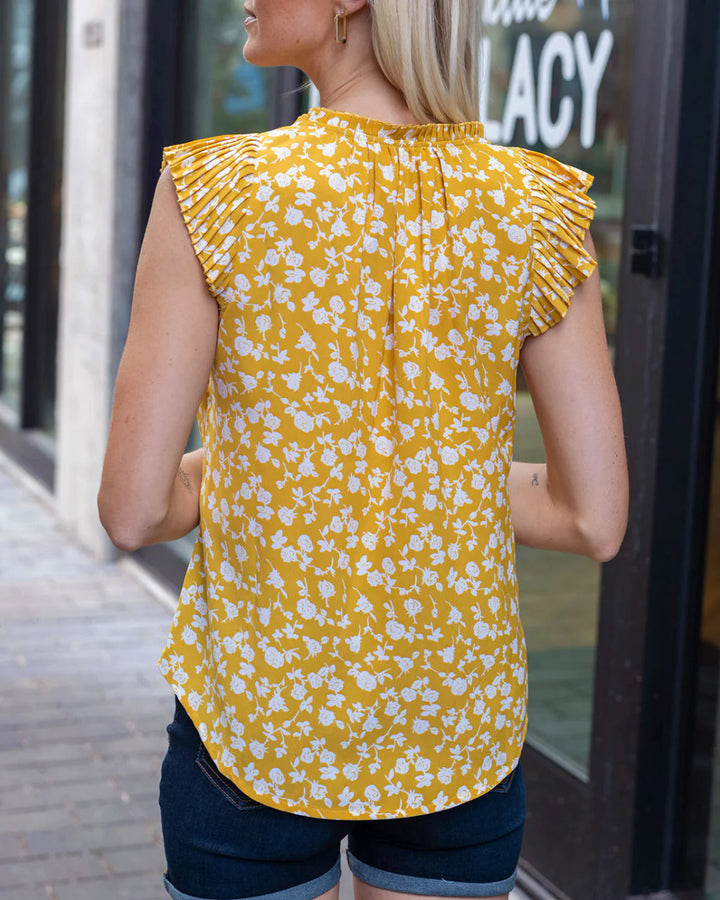 Grace and Lace- Sunshine Top