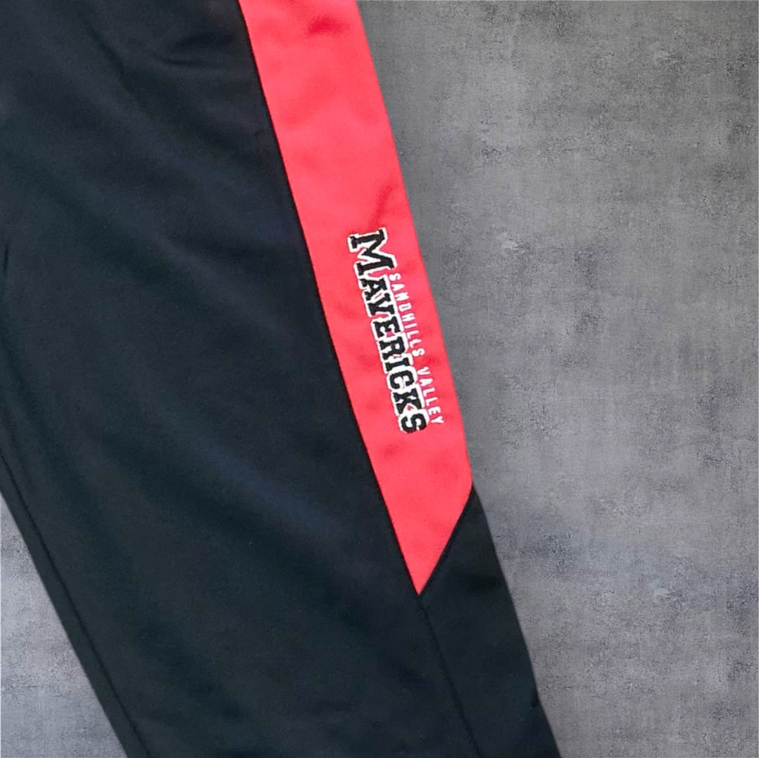 Youth Mavericks Medalist Pant with Embroidery - Black/Red