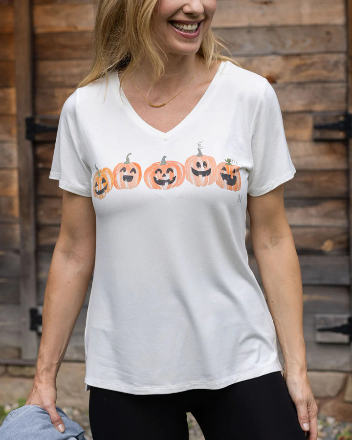 Grace and Lace - True Fit Pumpkin Graphic Tee