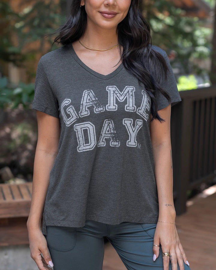 VIP Favorite V-Neck Graphic Tee - Game Day