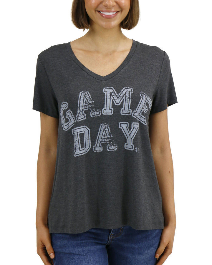 VIP Favorite V-Neck Graphic Tee - Game Day