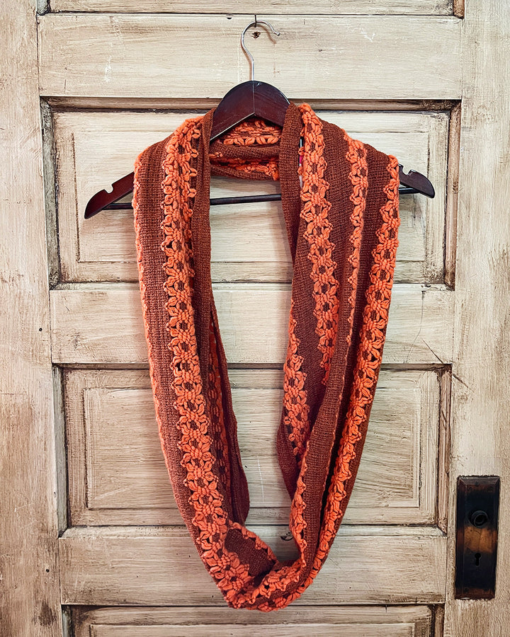 Tickled Pink Knit Winter Infinity Scarf - WFW459 - CORAL