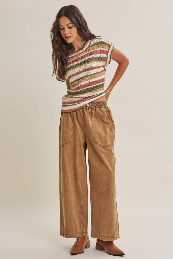 Spice of Life Striped Sweater Top