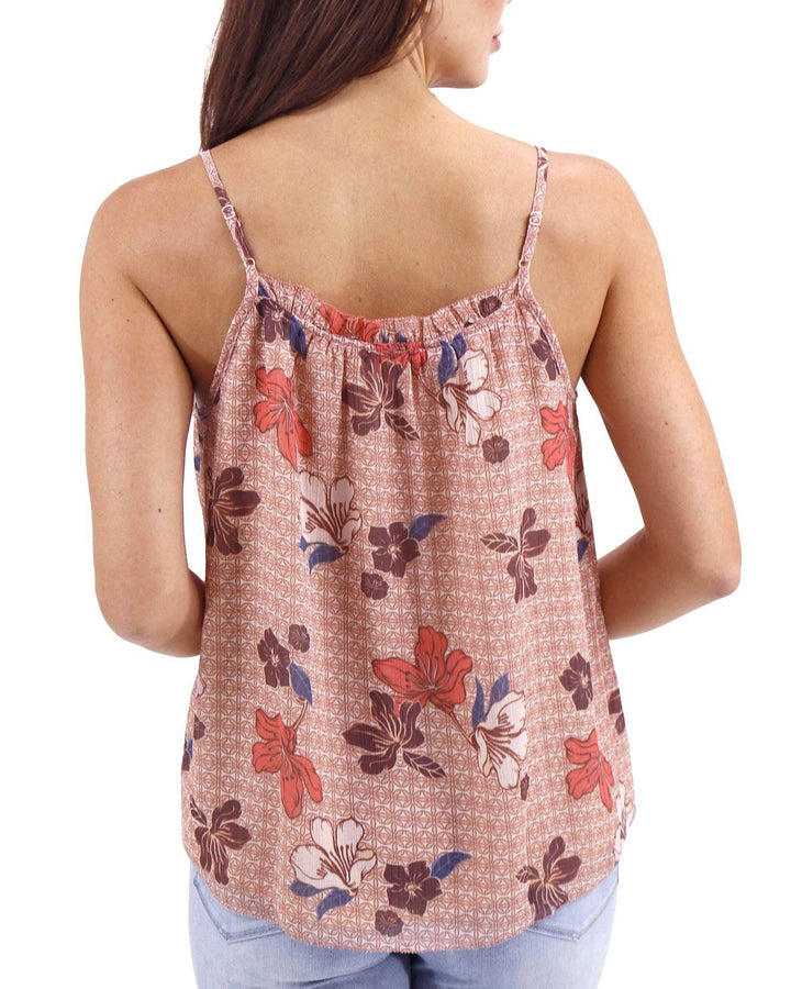 Ruffled Swing Cami in Icon Floral