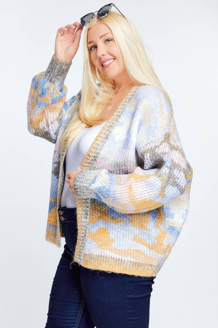 Misty Meadows Knit Oversized Cardigan