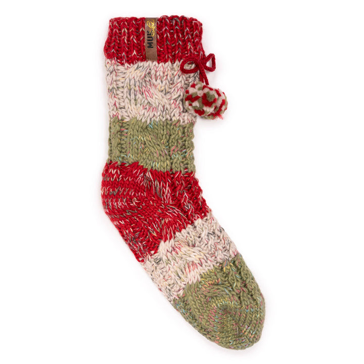 Muk Luks Women's Luxe Novelty Tall Cottage Socks