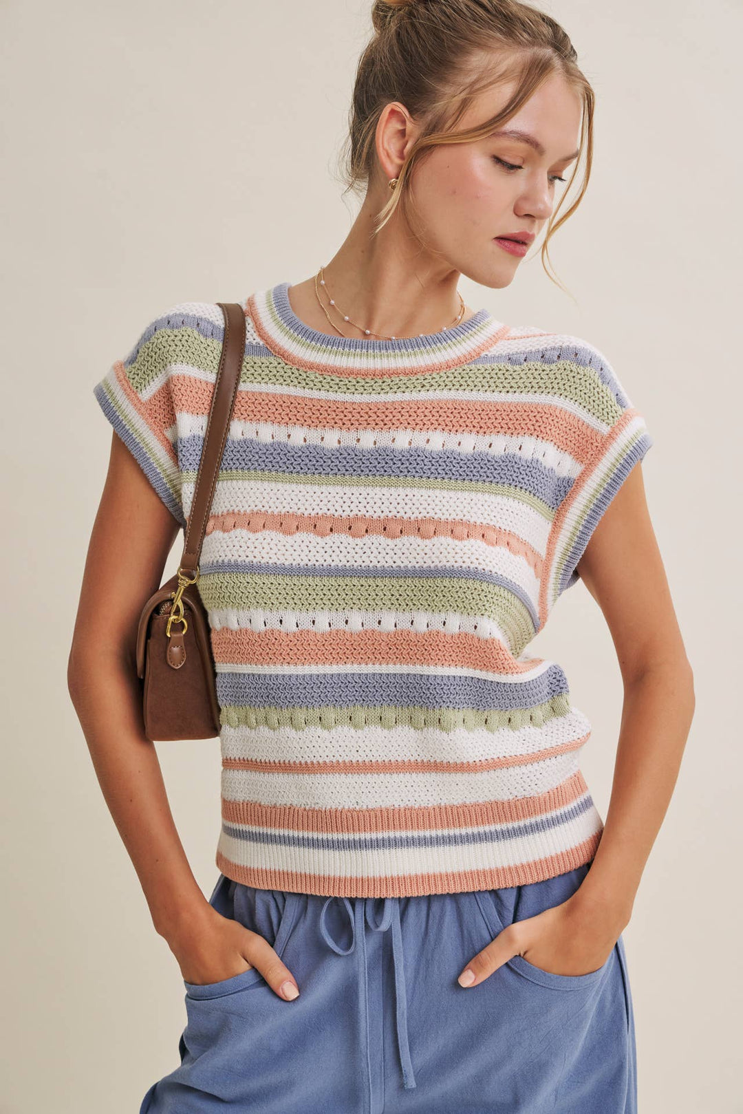 Spice of Life Striped Sweater Top