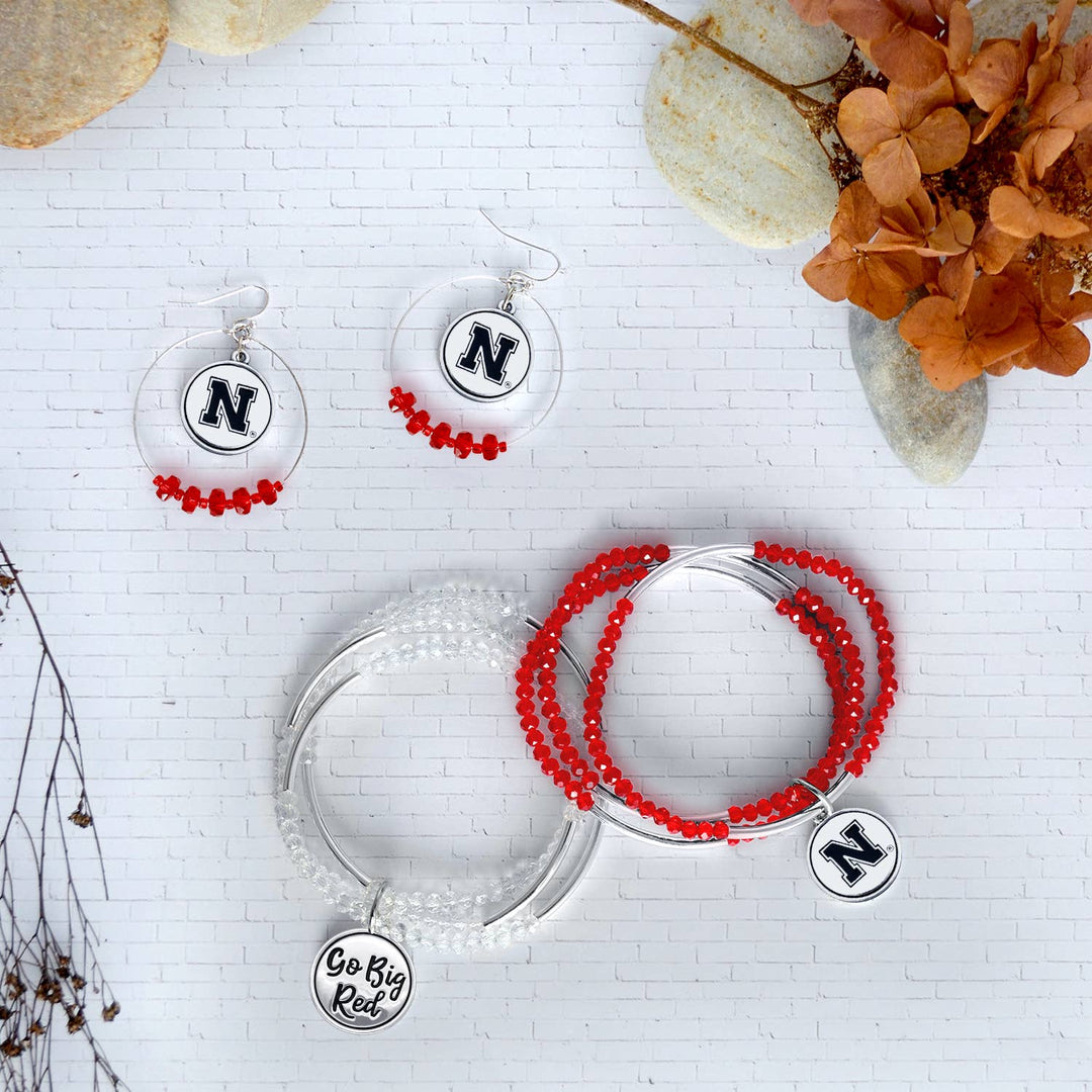 Nebraska Cornhuskers Chloe Earrings