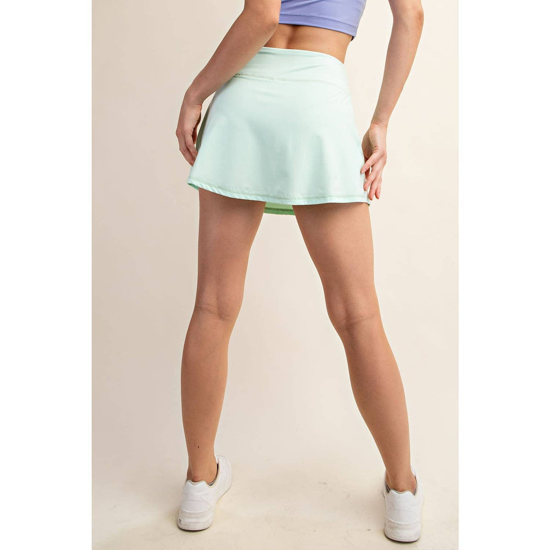 RAE MODE BUTTER SKORT - SMOKED SPRUCE