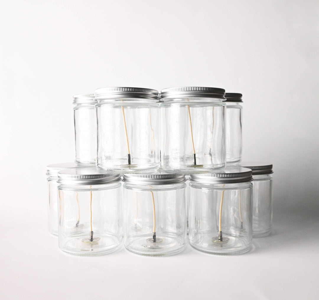 Candle Bar - 5.5 Oz Wicked Glass Jar w/ Lid