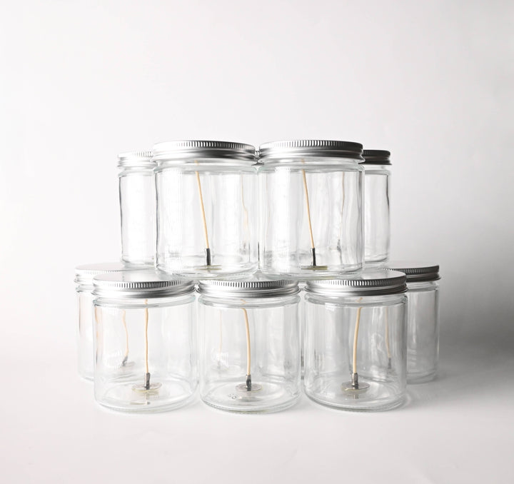 Candle Bar - 5.5 Oz Wicked Glass Jar w/ Lid