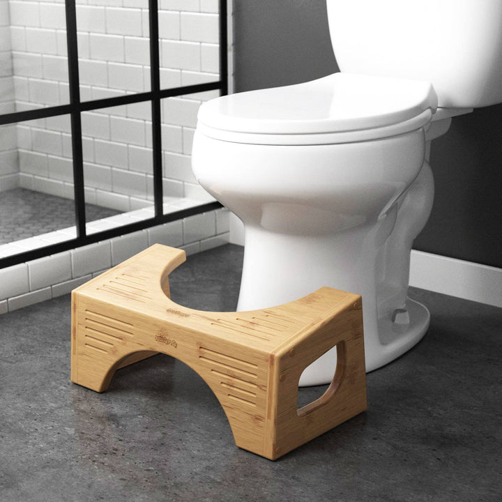 Squatty Potty Bamboo Flip 7 & 9" Toilet Stool
