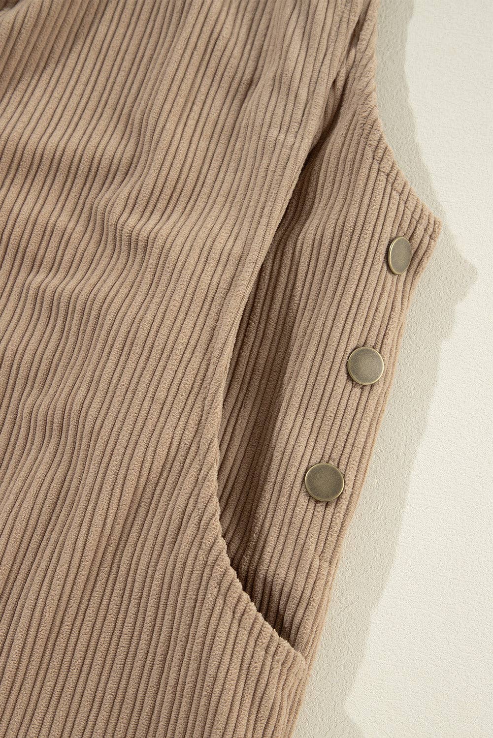 Mocha Corduroy Overalls