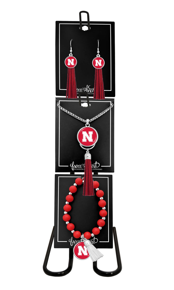 Nebraska Cornhuskers Harper Earrings