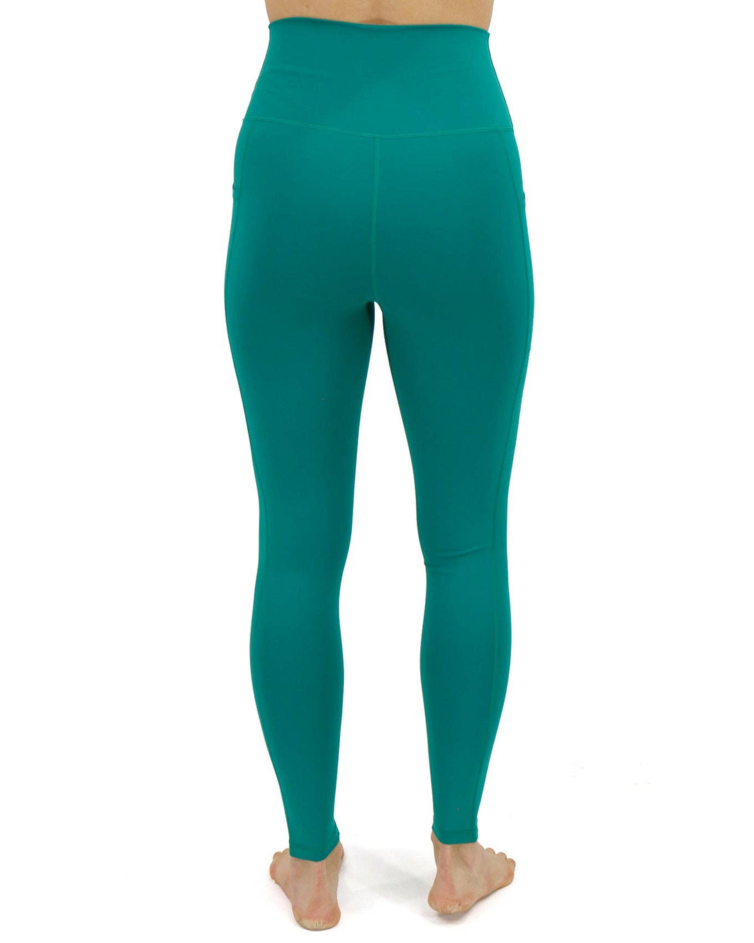 Best Squat Proof Pocket Leggings in Jungle Green