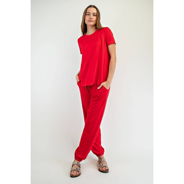 RAE MODE VISCOSE MODAL SHORT SLEEVE TOP - 3 COLORS
