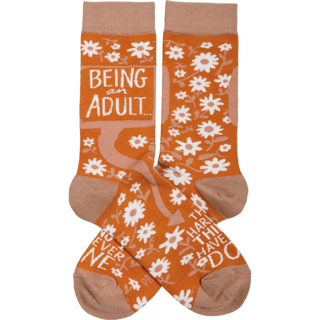 Being An Adult Hardest Thing I Have Done Socks