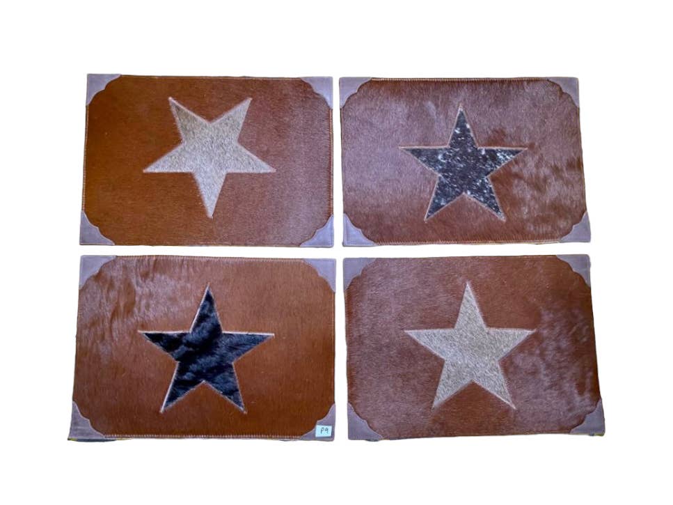 Cowhide Placemats - Sold individually