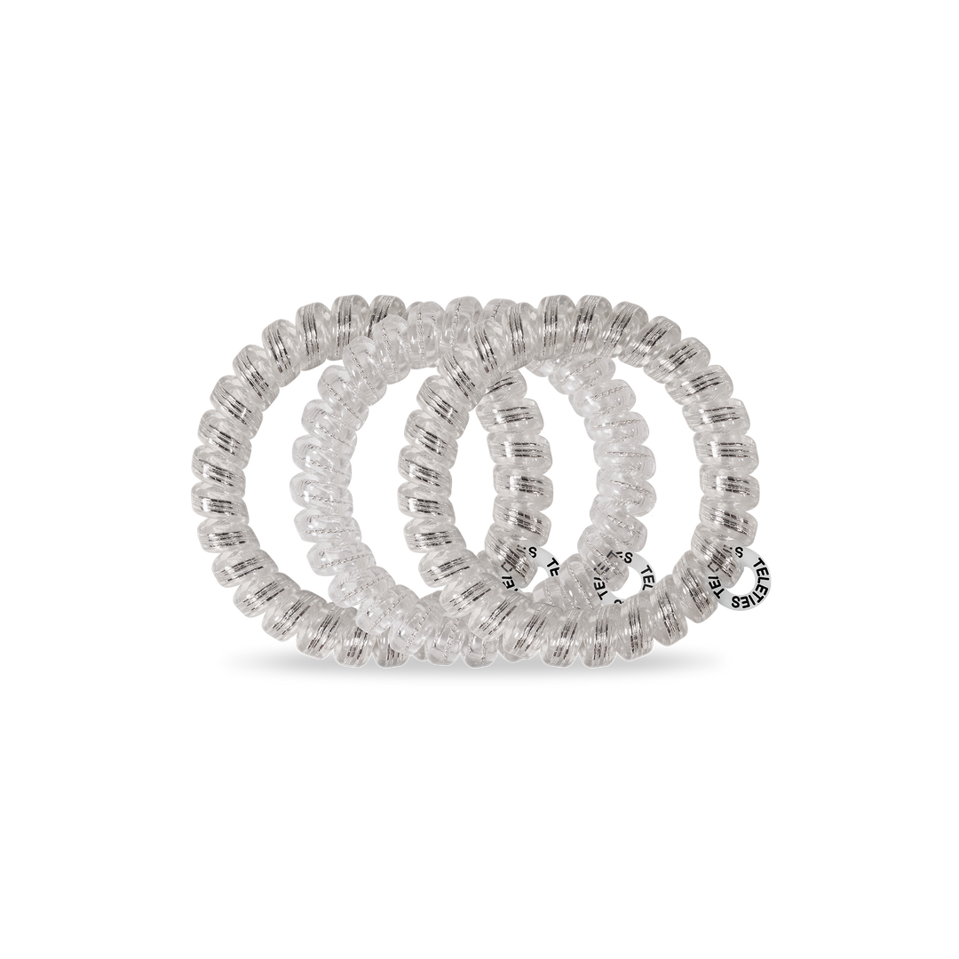 Spiral Hair Coils | Large | Silver Slay Hair Ties