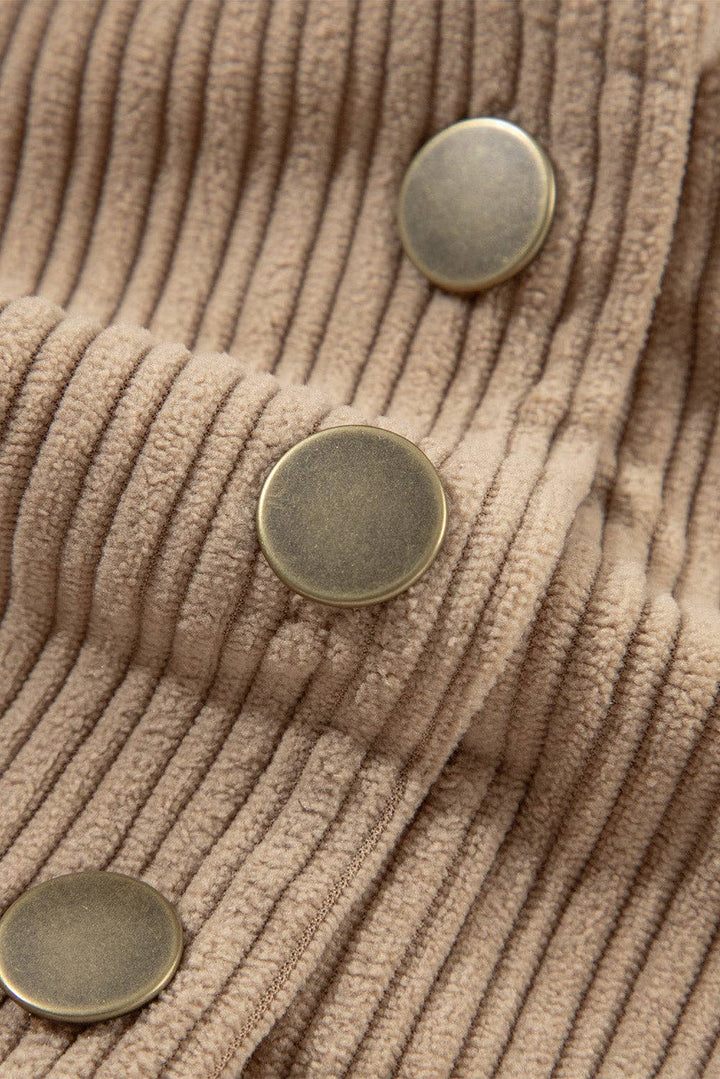 Mocha Corduroy Overalls