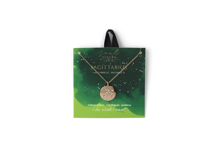 Soul Stacks Star Sign Pendant Necklaces - 12 zodiac Signs Available
