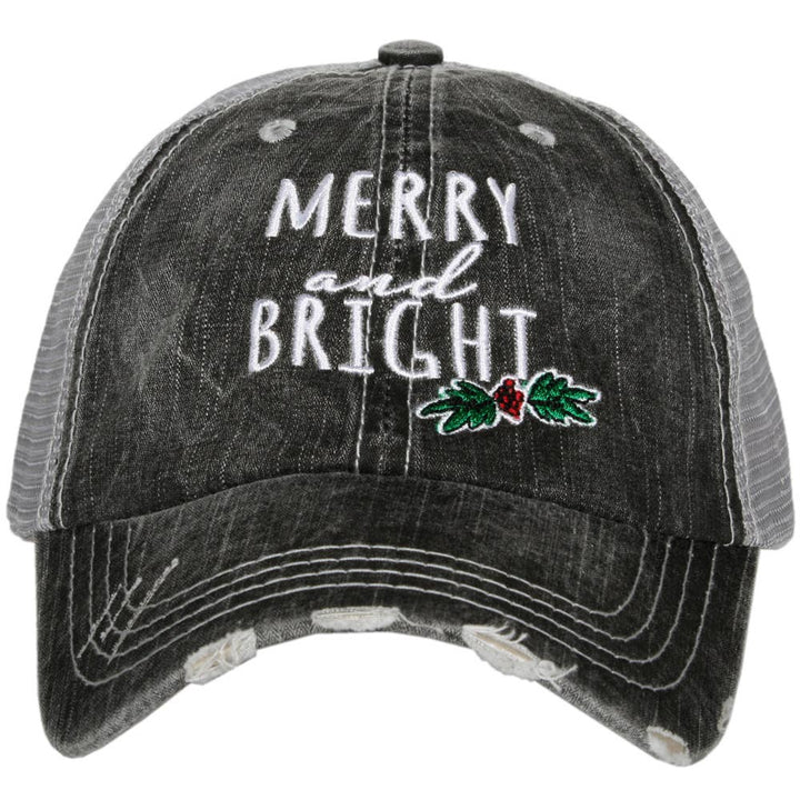 Merry and Bright Christmas Trucker Hat