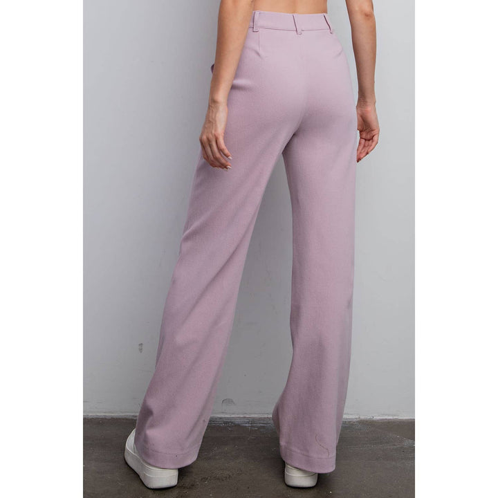 RAE MODE COTTON STRETCH TWILL WIDE PANTS - 2 COLORS