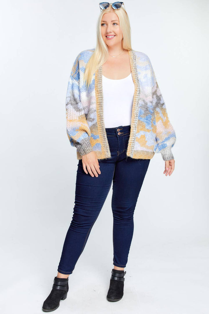Misty Meadows Knit Oversized Cardigan