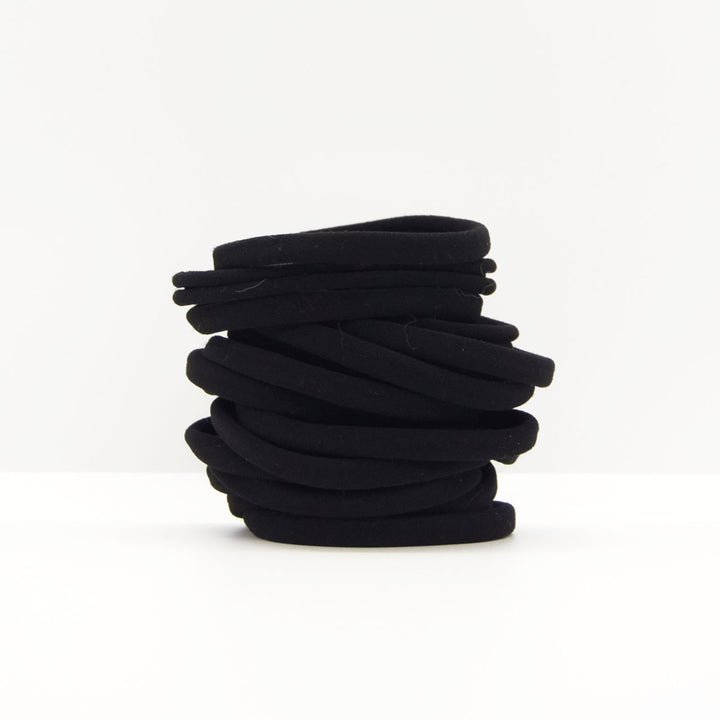 Eco-Friendly Nylon Elastics 20pc Set - Black