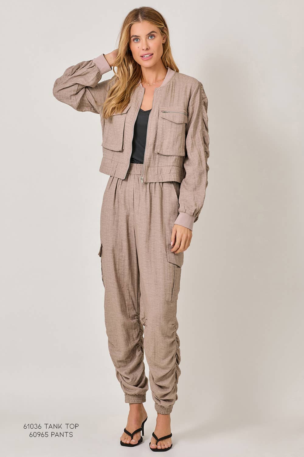 Weekend Wanderer Linen Bomber Jacket