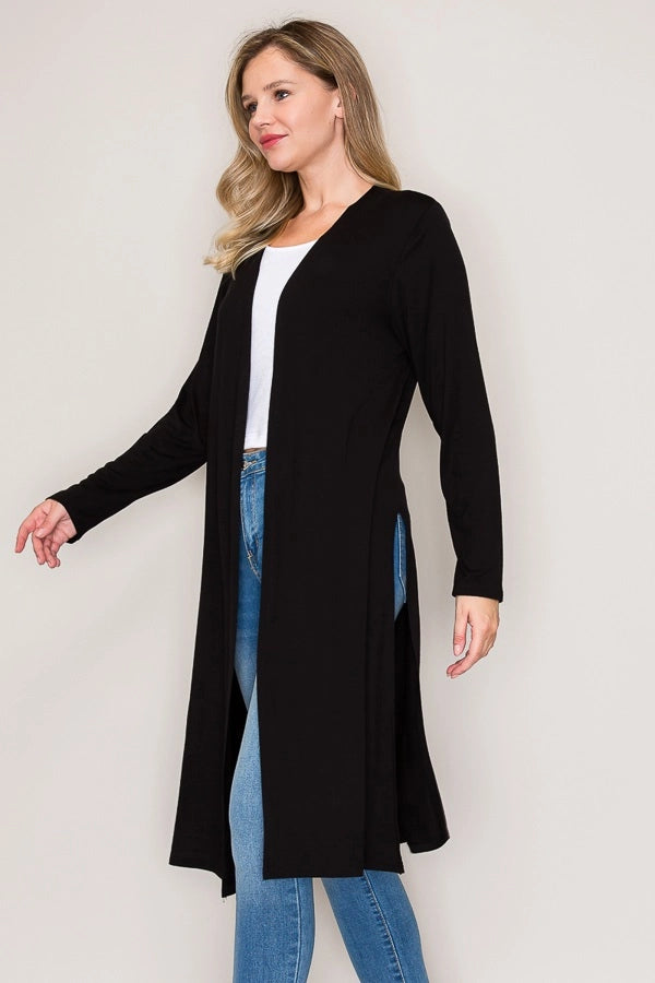Effortless Essential Cardigan - Black