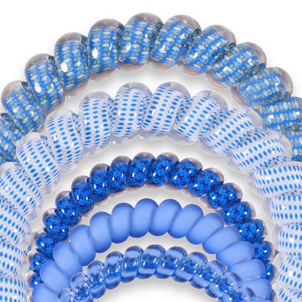 Spiral Hair Coils | Mix Pack | Drop It Like a Dreidel